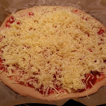 ... mit Käse bestreuen ....