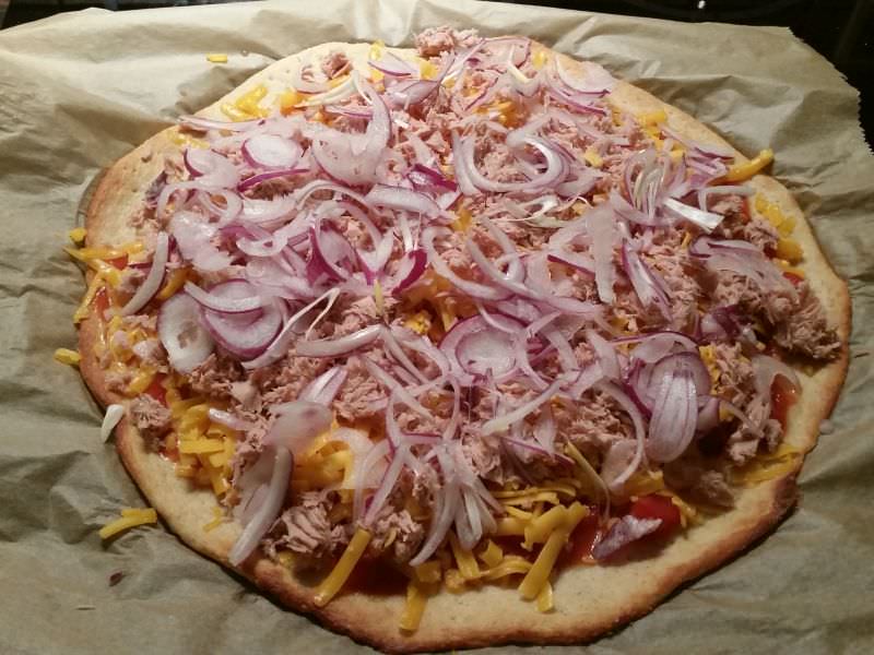 Pizzateig low-carb glutenfrei sojafrei keto Backmischung Pizza Mischung für 2 Pizzen – Bild 8