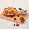 Lurch Flexiform Gugelhupf Silikonform "Back die Hälfte" für kleine Kuchen 18 cm