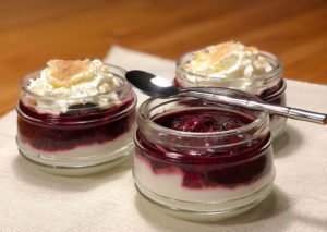 Rezept Joghurt Beeren Dessert kalorienarm lowcarb