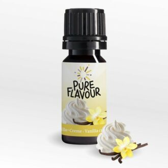 Pure Flavour VANILLE-CREME Aroma 30 ml Tropfen Drops ungesüsst zuckerfrei