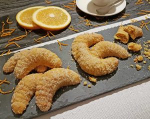 Rezept Orangenkipferl Orangenhörnchen lowcarb glutenfrei