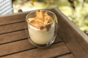 Rezept Dalgona Coffee Kaffee zuckerfrei lowcarb