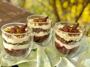 Rezept Dessert a la "Schwarzwälder Kirsch" im Glas lowcarb glutenfrei