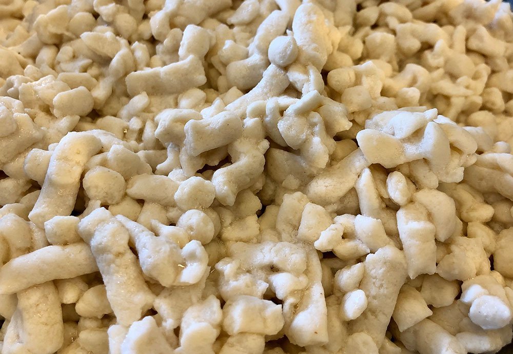 Grundrezept Quark Spätzle lowcarb glutenfrei keto