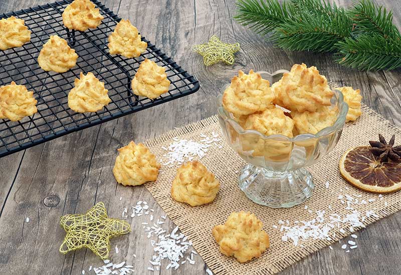 Weihnachtszauber Backmischung KOKOSMAKRONEN Weihnachtskekse