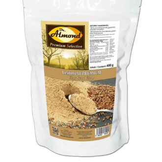 Leinmehl PREMIUM teilentölt & glutenfrei 400 g – Bild 2