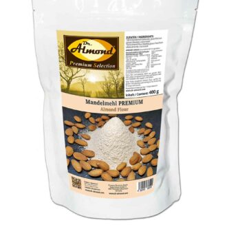 Mandelmehl PREMIUM hellbraun teilentölt 400 g – Bild 2
