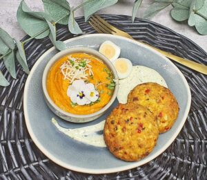 Rezept Eierlaibchen mit Karottenpüree lowcarb keto glutenfrei