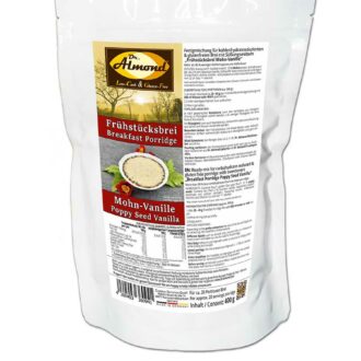 Frühstücksbrei low carb glutenfrei vegan MOHN-VANILLE 400 g