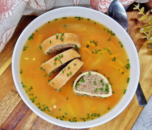 Rezept Fleischstrudel lowcarb keto glutenfrei
