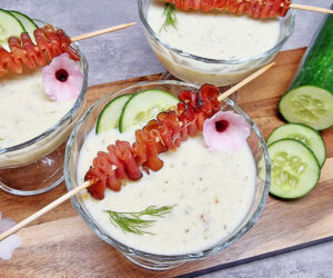 Rezept Kalte Buttermilch Gurkensuppe low-carb keto glutenfrei