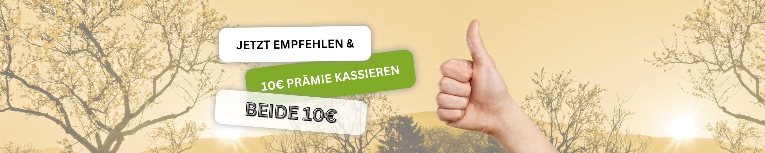 10 € schenken, 10 € Shopguthaben kassieren
