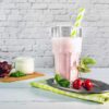 Protein KIRSCH-JOGHURT MILCHSHAKE Proteinshake Ketoshake Proteinpulver - fertiges Getränk