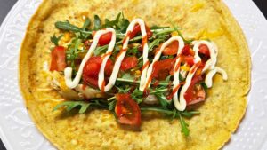 Rezept Herzhaftes Protein-Omelett keto low-carb proteinreich