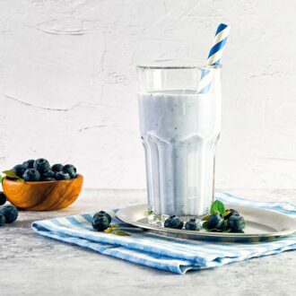 3K Gourmet Protein BLAUBEER MILCHSHAKE Mehrkomponenten Proteinshake | Keto Proteinpulver | 75 % Protein | vegetarisch |