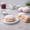 Mini-Berliner & Donuts Backmischung low carb glutenfrei Krapfen zuckerfrei zum Frittieren