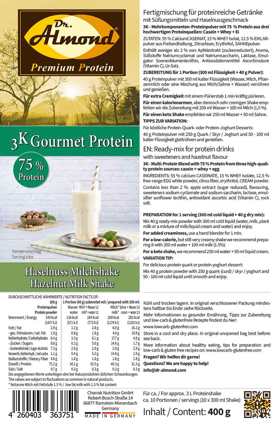 375-03_3K-Gourmet-Protein-HASELNUSS-MILCHSHAKE-Etikett